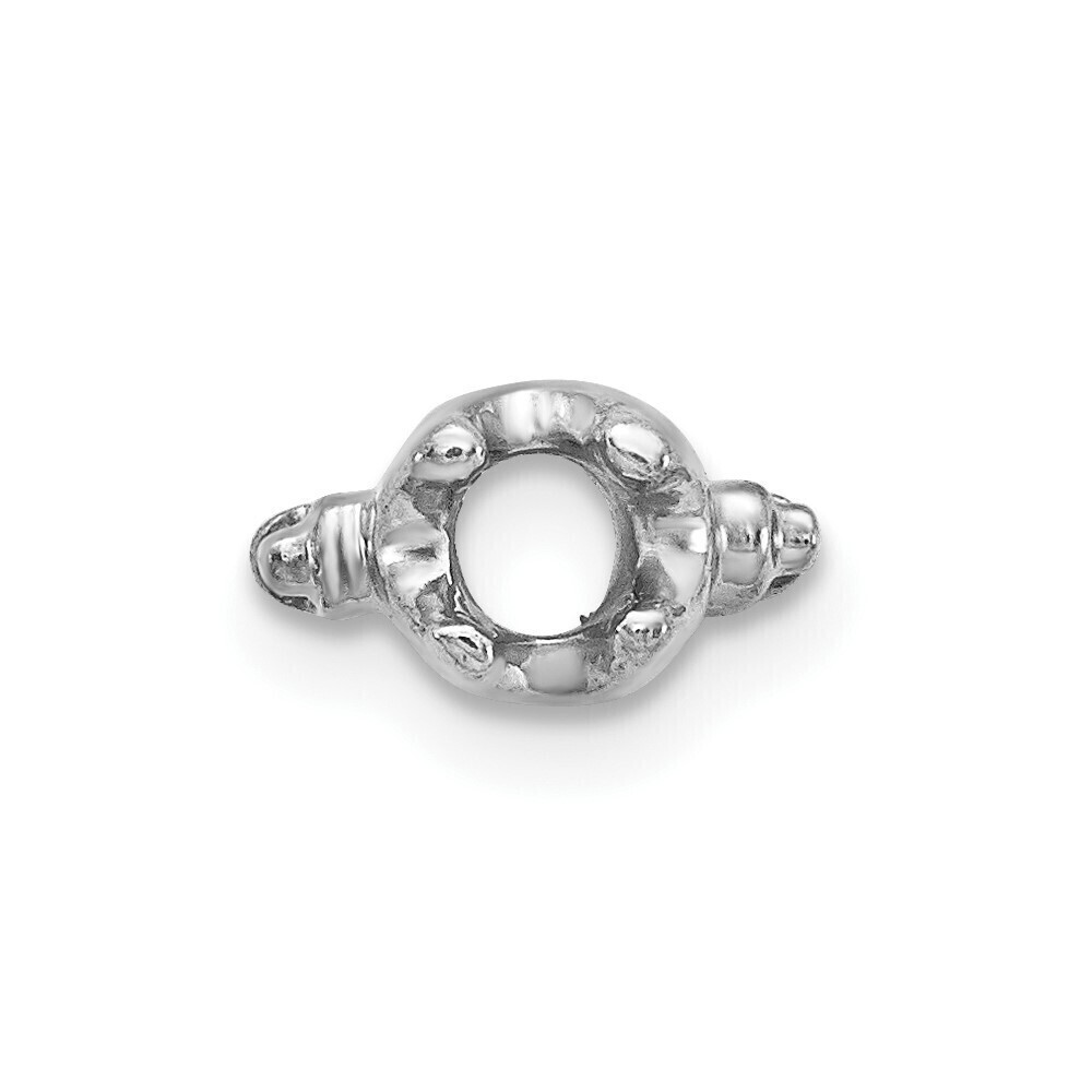Kazi Luxury 14k White Gold Head, up to 2.75mm Dia., X864 Add-a-Diamond Bracelet